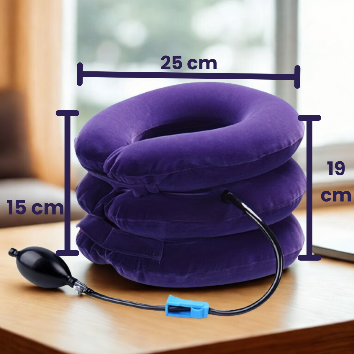 AlivioNeck - Almohadilla Cervical Inflable